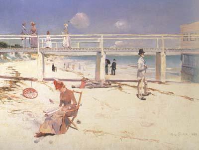 Charles conder A Holiday at Mentone France oil painting art